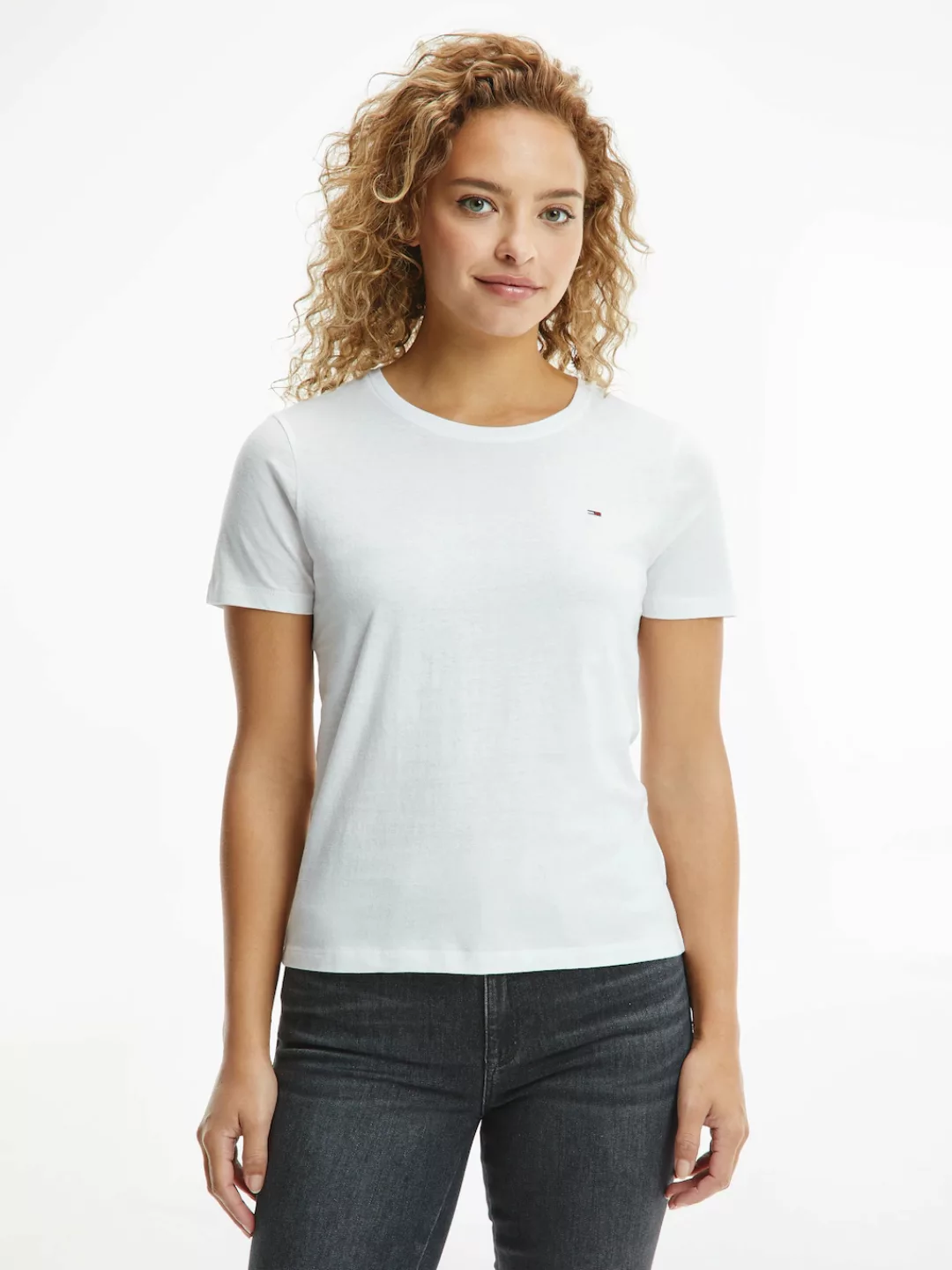 Tommy Jeans Rundhalsshirt TJW 2PACK SOFT JERSEY TEE (2-tlg., 2er-Pack) mit günstig online kaufen