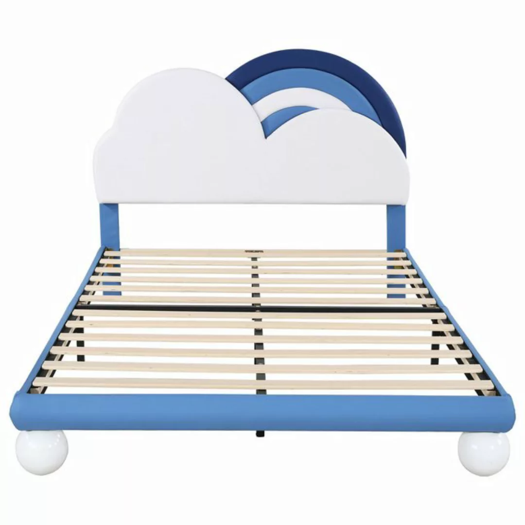 OKWISH Polsterbett mit Lattenrost und Kopfteil (Kinderbett), 140 x 200 cm o günstig online kaufen
