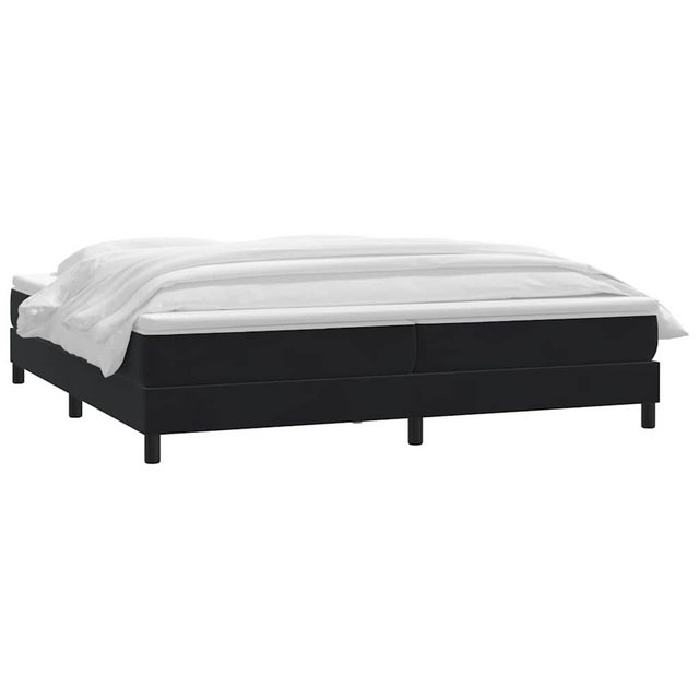 vidaXL Bett Boxspringbett mit Matratze Schwarz 180x220 cm Samt günstig online kaufen