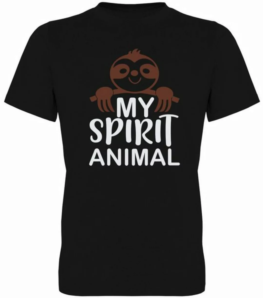 G-graphics T-Shirt Faultier – My spirit animal Herren T-Shirt, mit Frontpri günstig online kaufen