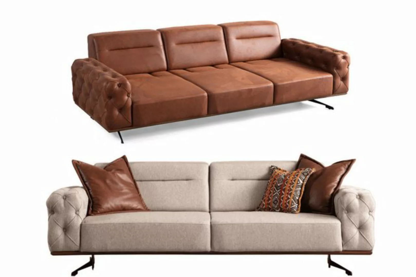 Villa Möbel Sofa Prestige, 1 Stk. 4-Sitzer, mit Relax-/Bettfunktion durch v günstig online kaufen