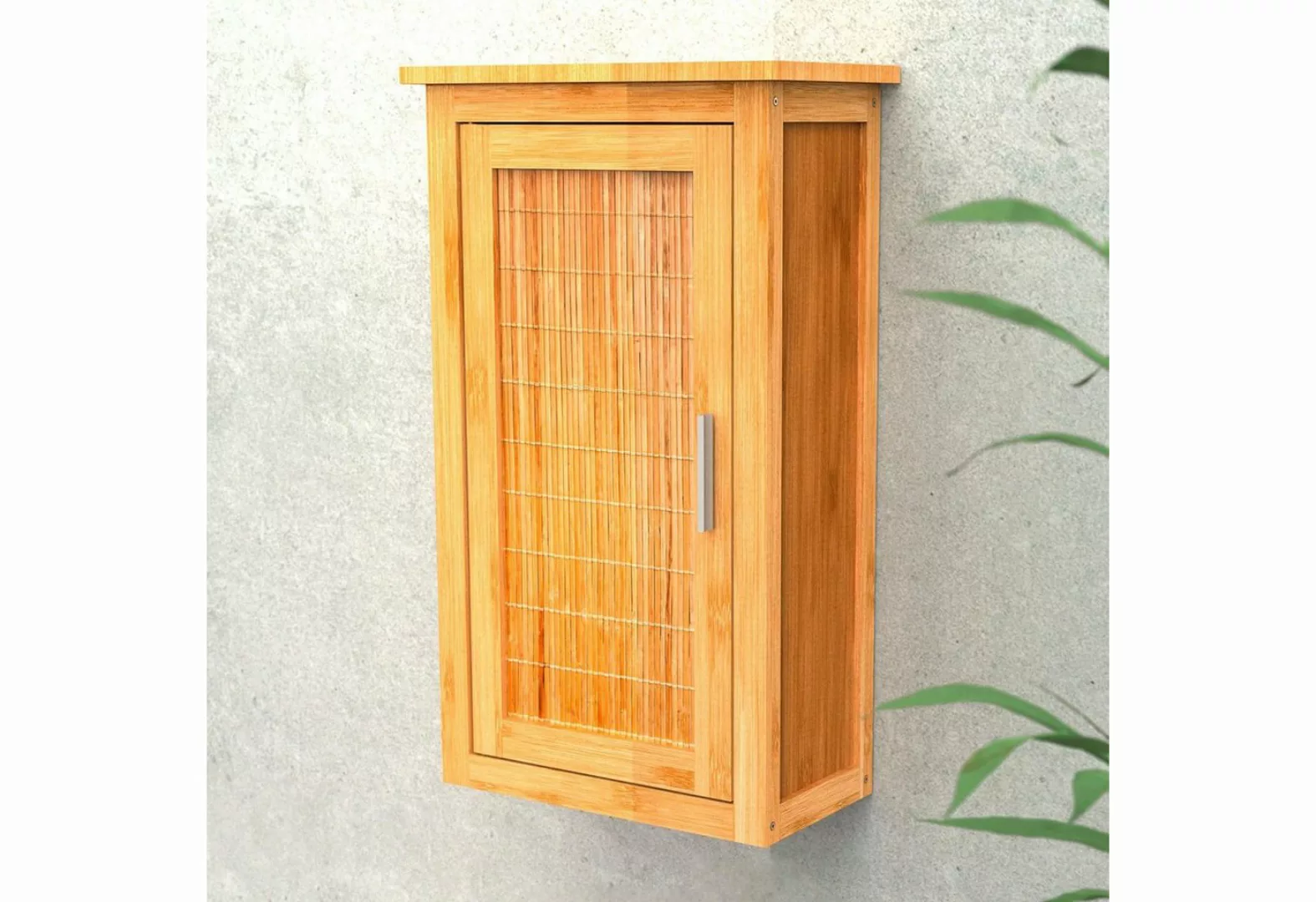 Eisl Hängeschrank Bambus Badezimmerschrank schmal für die Wand, nachhaltige günstig online kaufen
