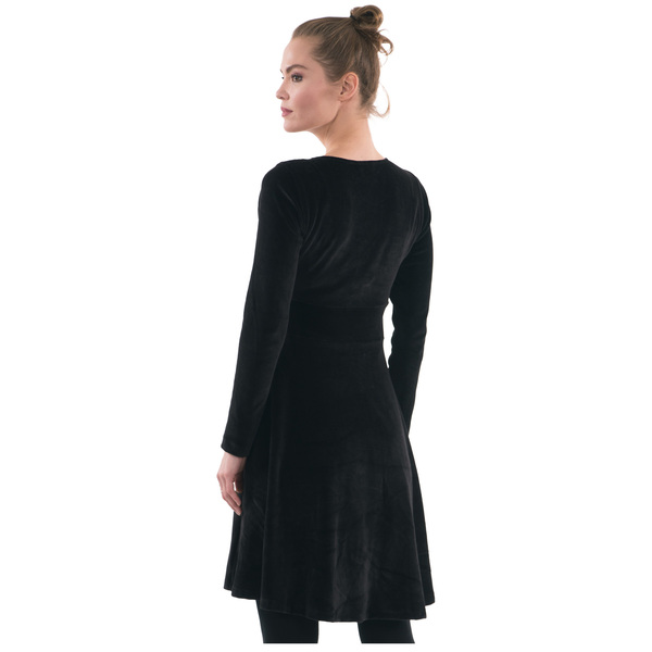 Damen Kleid Aus Bio Baumwolle (Gots) Samt "Dorsa" günstig online kaufen