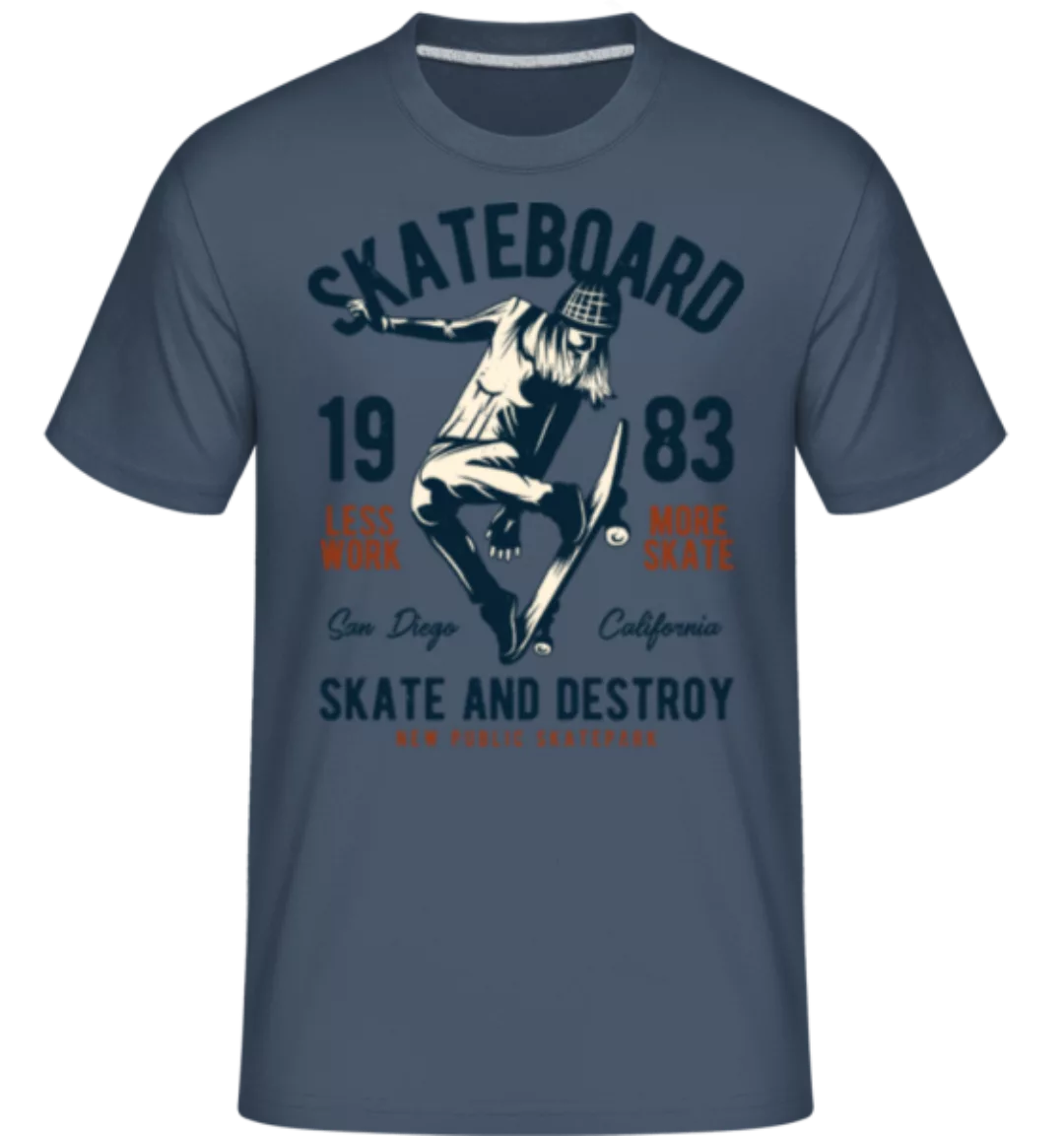Skateboard 1983 · Shirtinator Männer T-Shirt günstig online kaufen