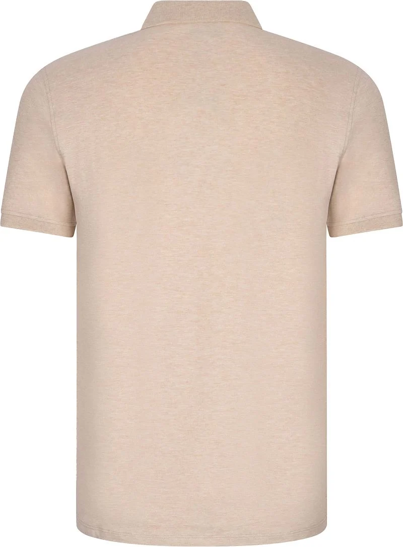 Cavallaro Bavegio Poloshirt Melange Beige - Größe L günstig online kaufen