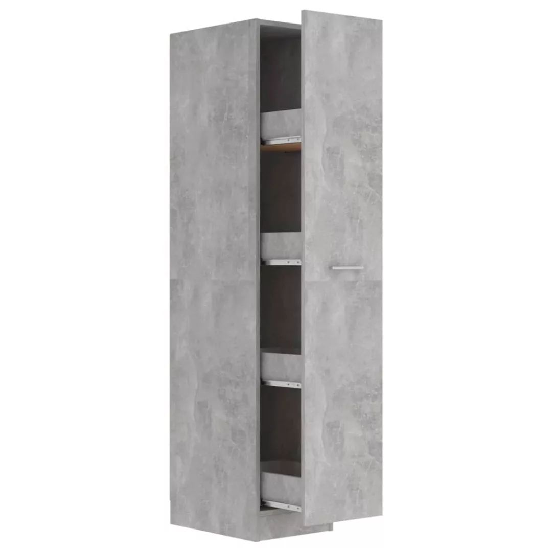 Apothekerschrank Betongrau 30x42,5x150 Cm Spanplatte günstig online kaufen