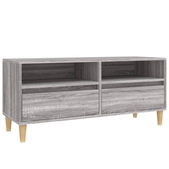 furnicato TV-Schrank Grau Sonoma 100x34,5x44,5 cm Holzwerkstoff günstig online kaufen