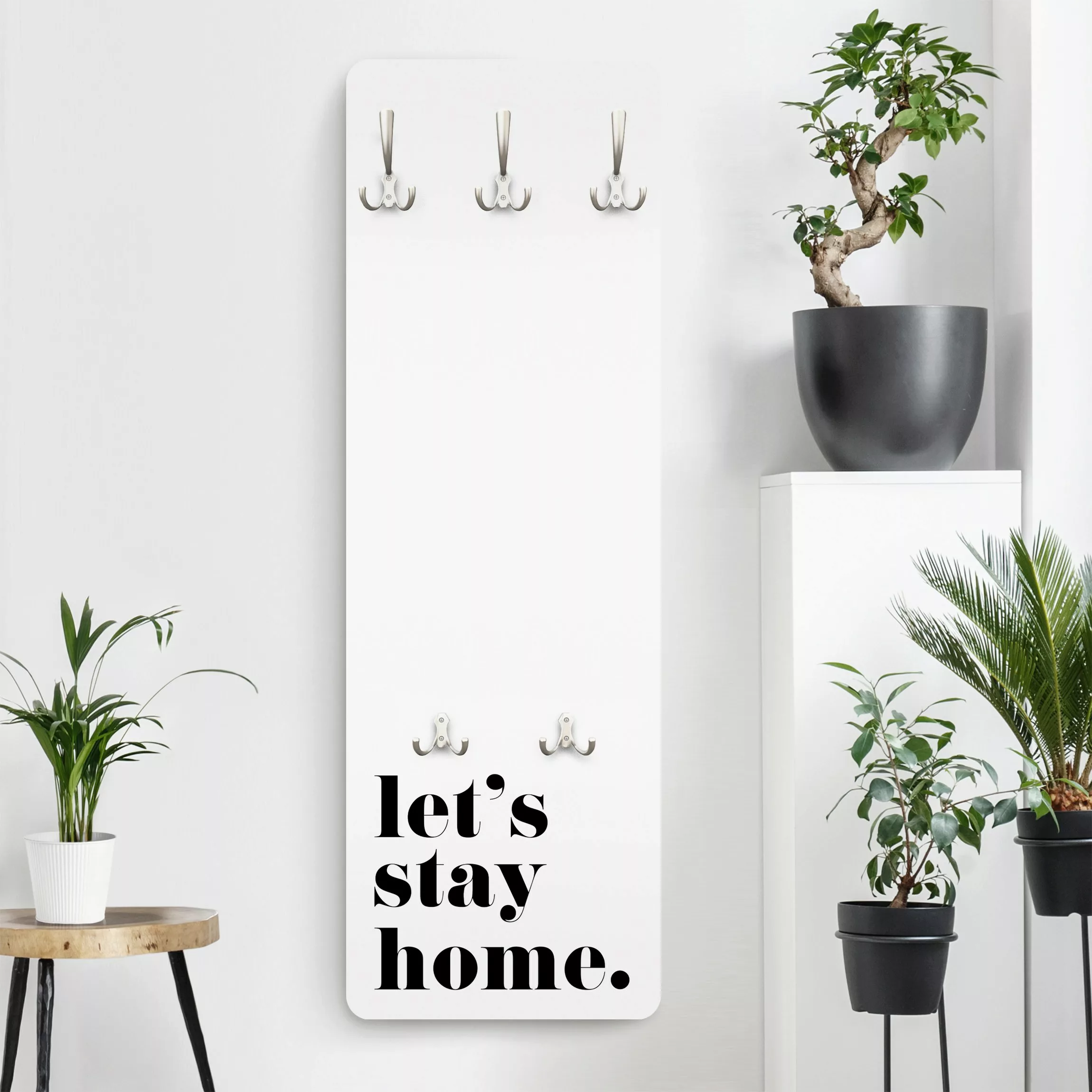 Wandgarderobe Let's stay home günstig online kaufen