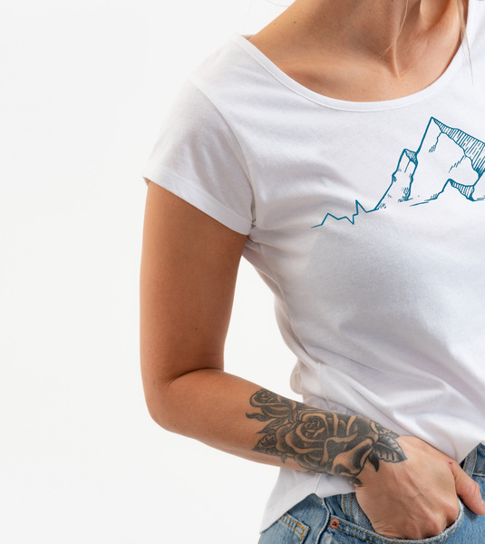 T-shirt Asheville Mountainbeat Aus Biobaumwolle günstig online kaufen