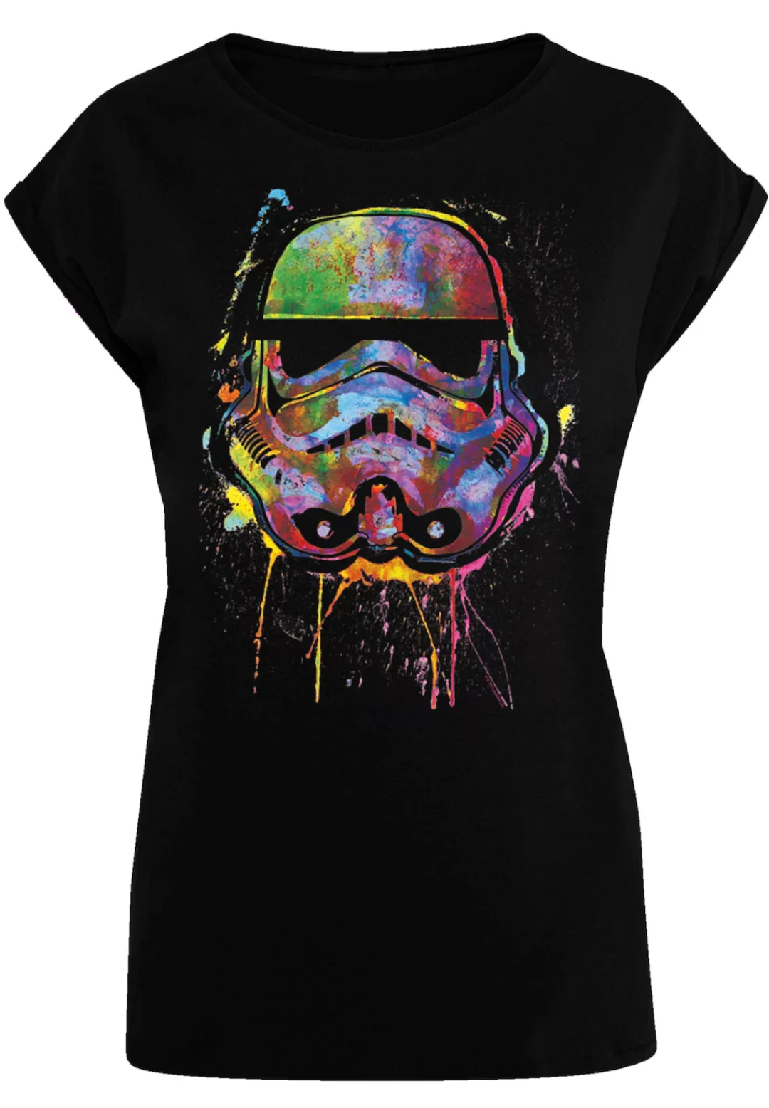 F4NT4STIC T-Shirt "PLUS SIZE Stormtrooper Paint Splats" günstig online kaufen