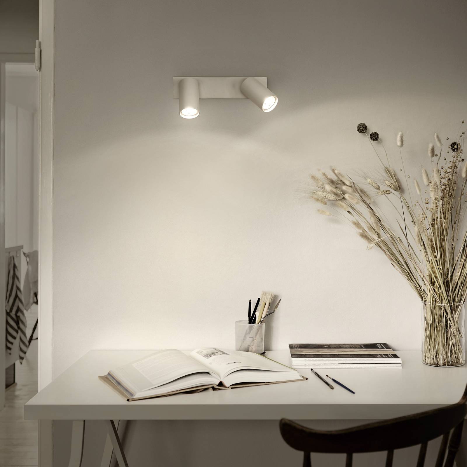 LEDVANCE LED-Strahler Octagon, dimmbar, zweiflammig, weiß günstig online kaufen