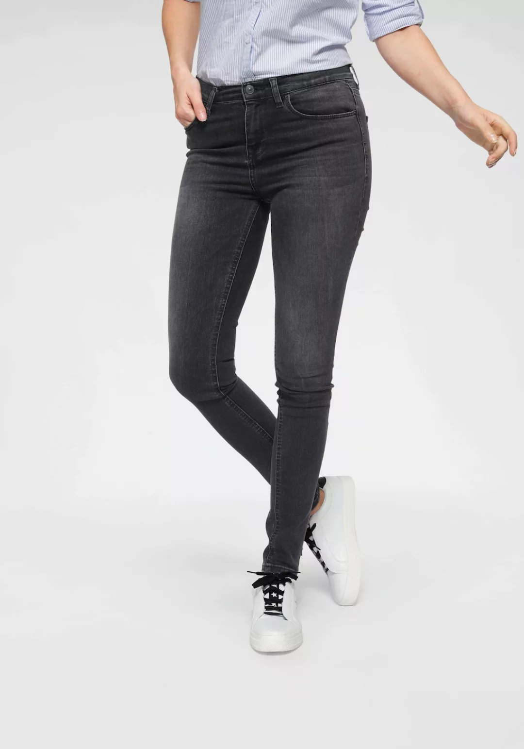 LTB Skinny-fit-Jeans LTB Damen Jeans AMY Enara Wash Schwarz günstig online kaufen