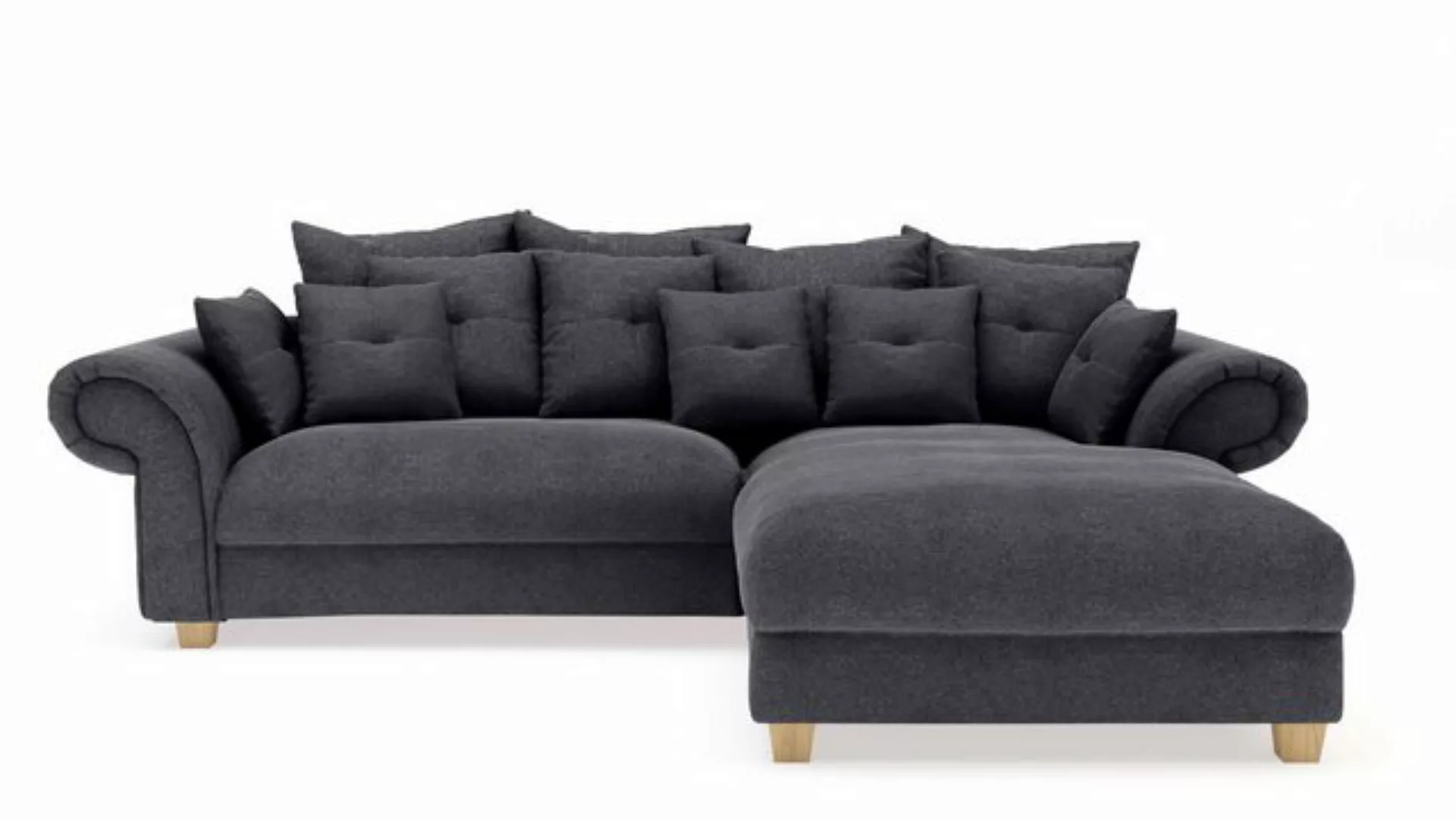 Sofa Dreams Big-Sofa London, Ecksofa, mit Ottomane, Stoffsofa, Polstersofa günstig online kaufen