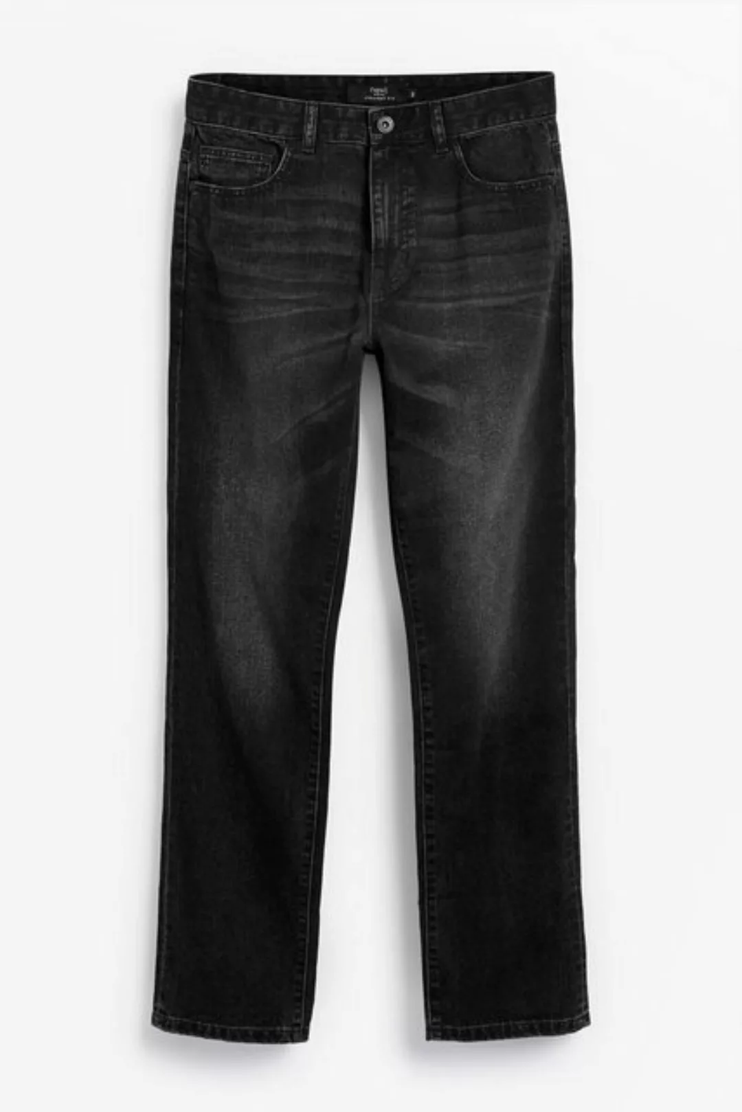 Next Straight-Jeans Authentische Straight Fit Jeans, 100 % Baumwolle (1-tlg günstig online kaufen