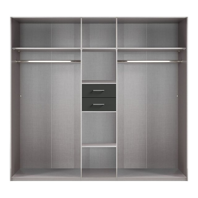 Lomadox Kleiderschrank DUNMORE-43 Drehtürenschrank 228cm mit Passepartoutra günstig online kaufen