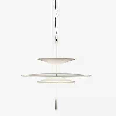 Vibia Flamingo 1530 Pendelleuchte LED, weiß - 1-10 V/Push günstig online kaufen