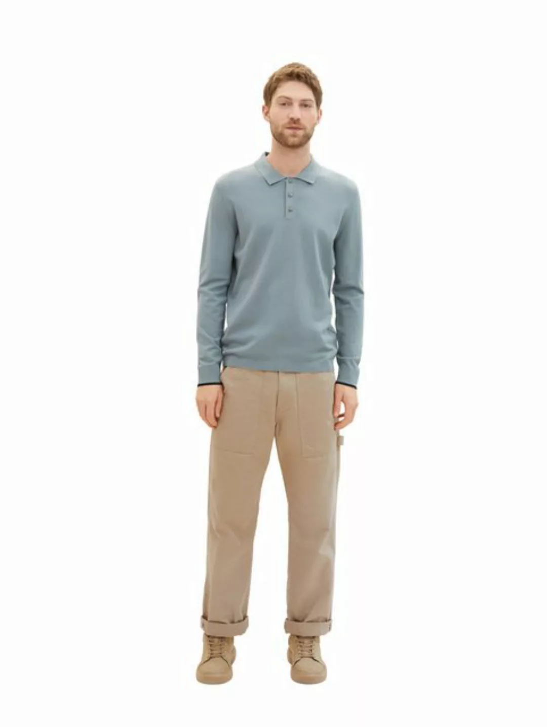 TOM TAILOR Polokragenpullover mit LENZING(TM) ECOVERO(TM) günstig online kaufen