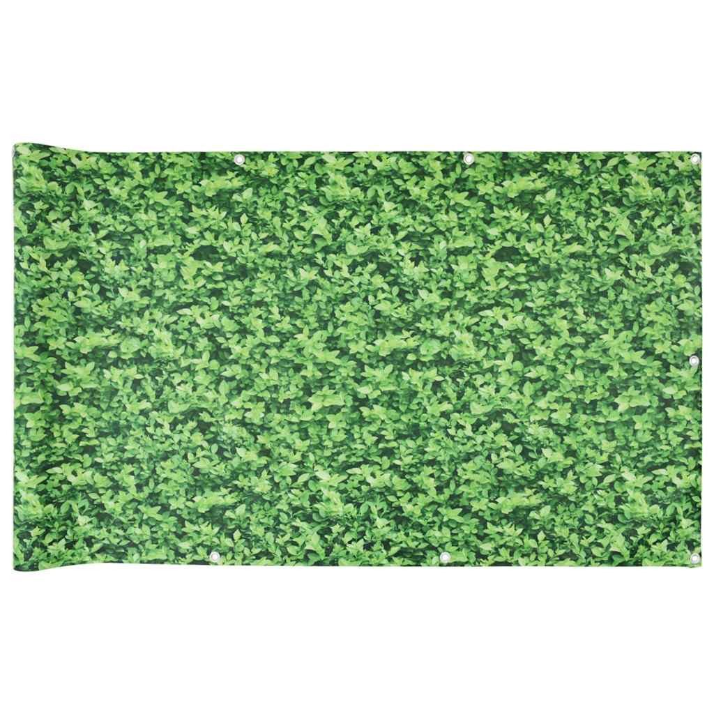 vidaXL Gartenzaun Balkon-Sichtschutz Pflanzen-Optik Grün 300x90 günstig online kaufen