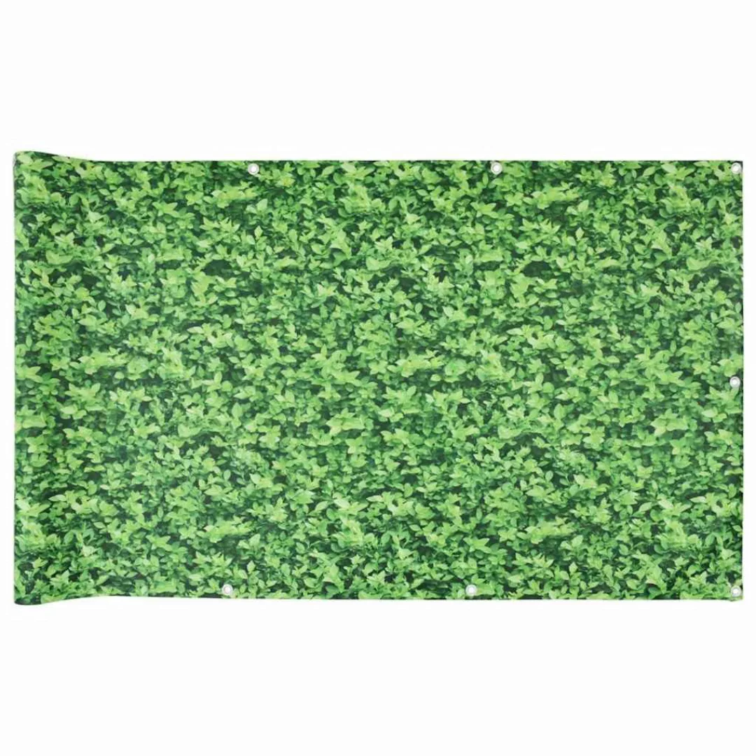 vidaXL Gartenzaun Balkon-Sichtschutz Pflanzen-Optik Grün 300x90 günstig online kaufen
