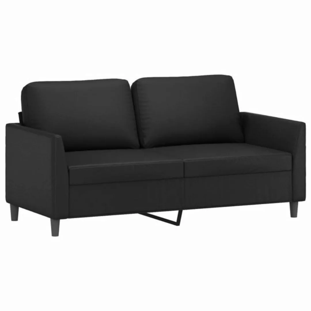 vidaXL Sofa, 2-Sitzer-Sofa Schwarz 140 cm Kunstleder günstig online kaufen