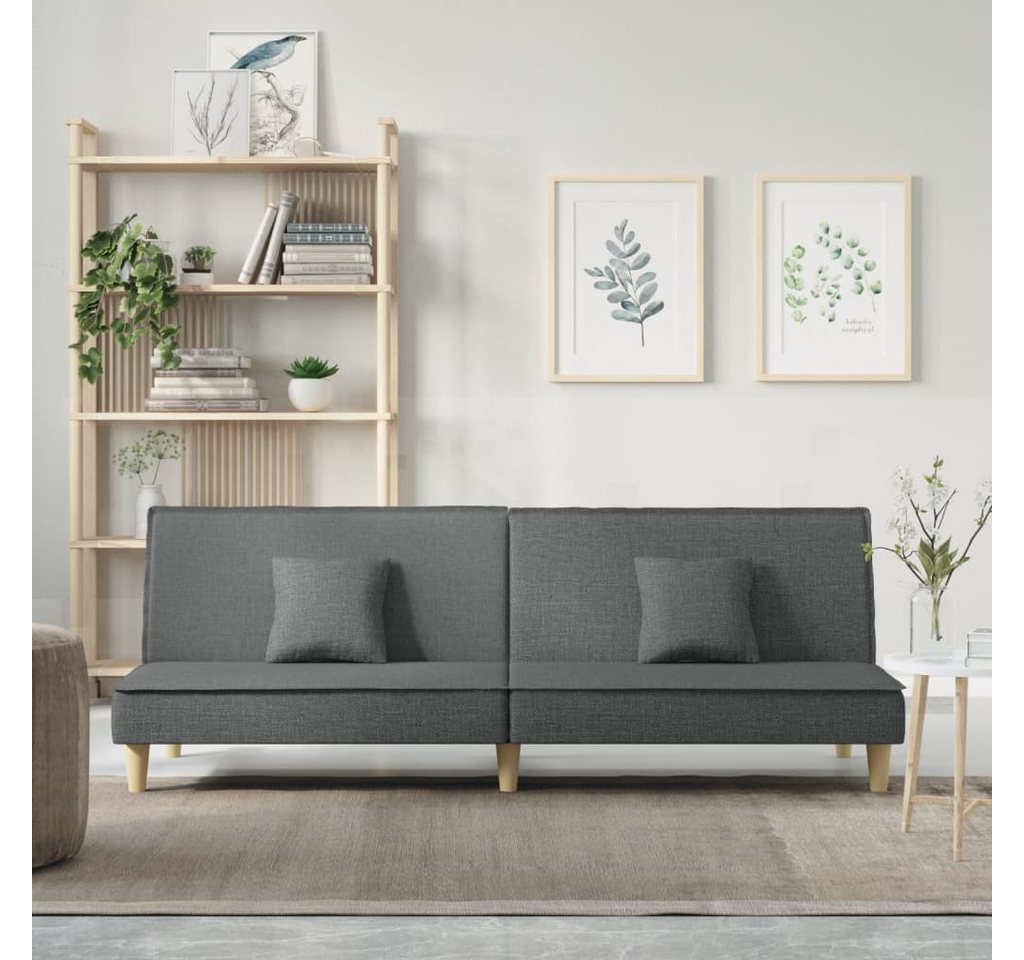 vidaXL Sofa Schlafsofa Dunkelgrau Stoff günstig online kaufen