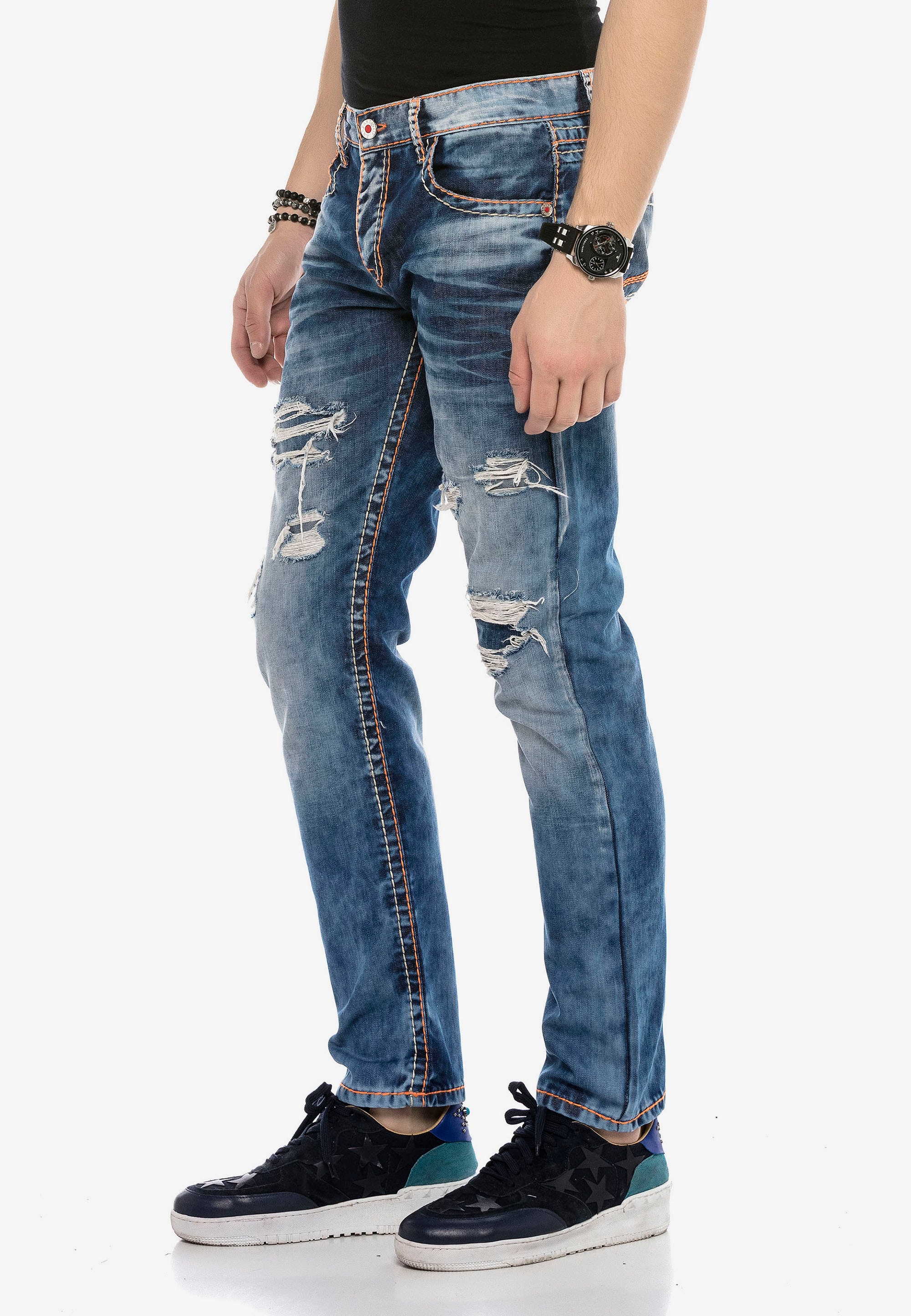 Cipo & Baxx Bequeme Jeans, im Destroyed-Look günstig online kaufen