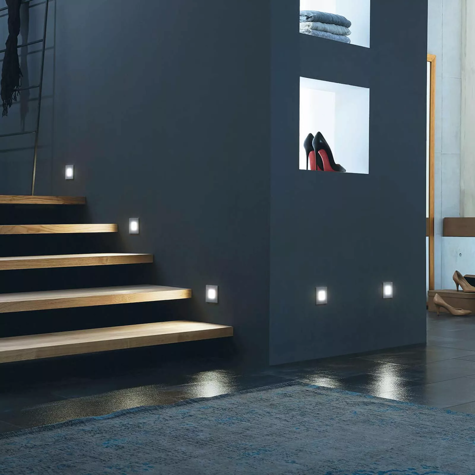 Hera LED-Wall F ww edelstahloptik 20202720208 günstig online kaufen