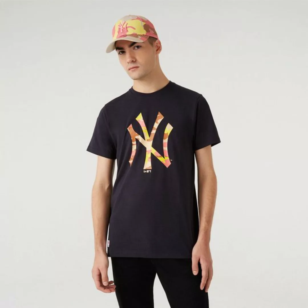 New Era Mlb Camo New York Yankees Kurzärmeliges T-shirt S Dark Grey günstig online kaufen