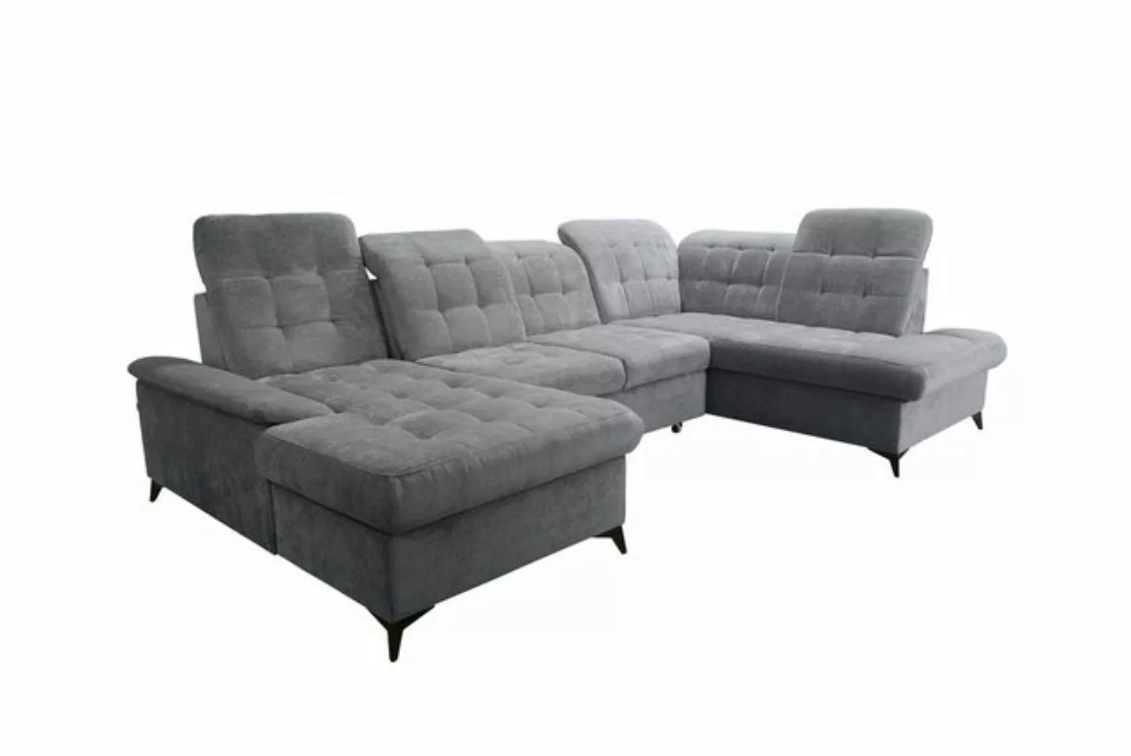 robin Ecksofa Sofa Eckcouch Schlafcouch Freistehend VerstellbarerBettkasten günstig online kaufen