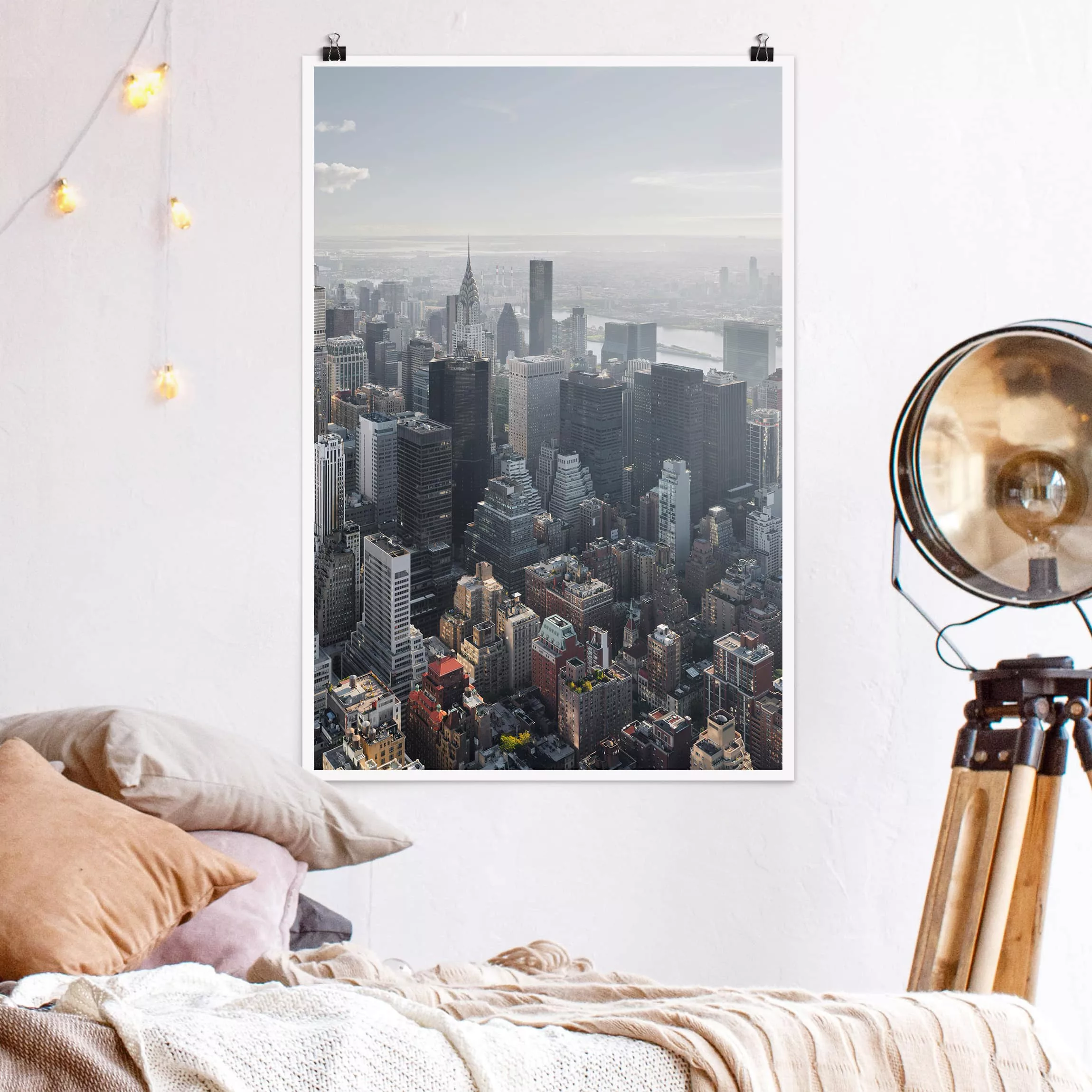 Poster Architektur & Skyline - Hochformat Vom Empire State Building Upper M günstig online kaufen