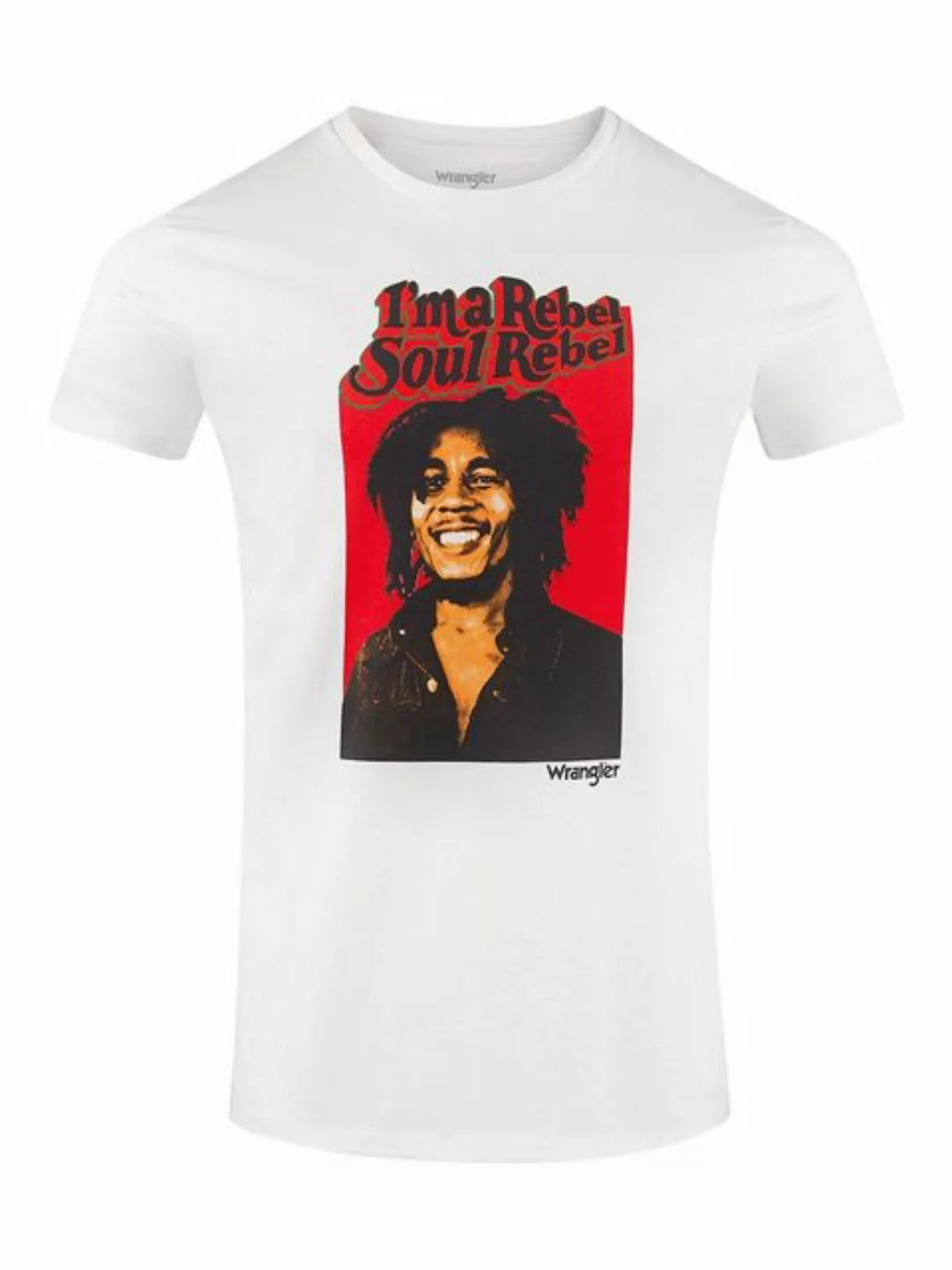 Wrangler Herren Rundhals T-Shirt SOUL REBEL TEE - Regular Fit günstig online kaufen