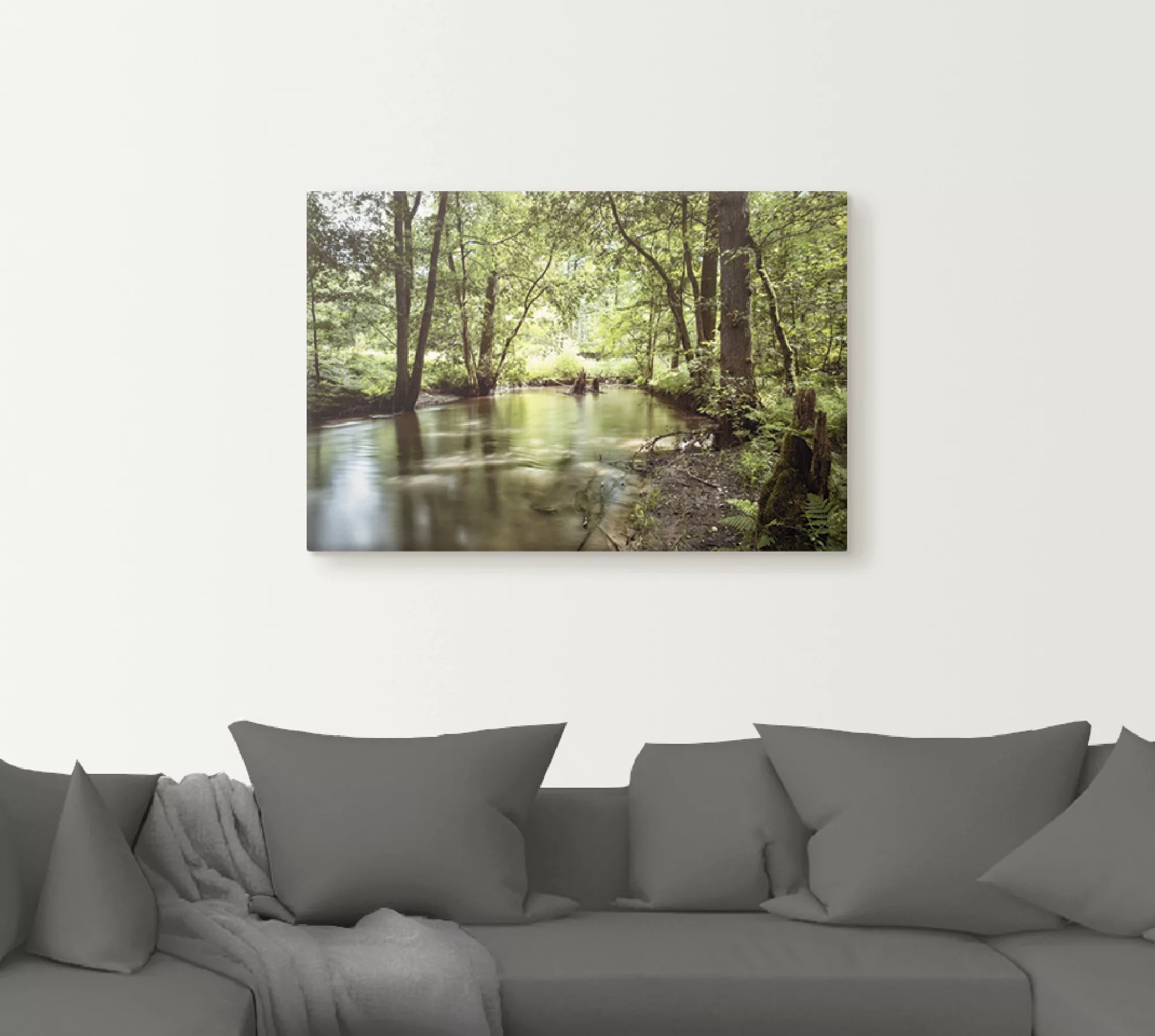 Artland Leinwandbild "Spessart II", Wald, (1 St.) günstig online kaufen