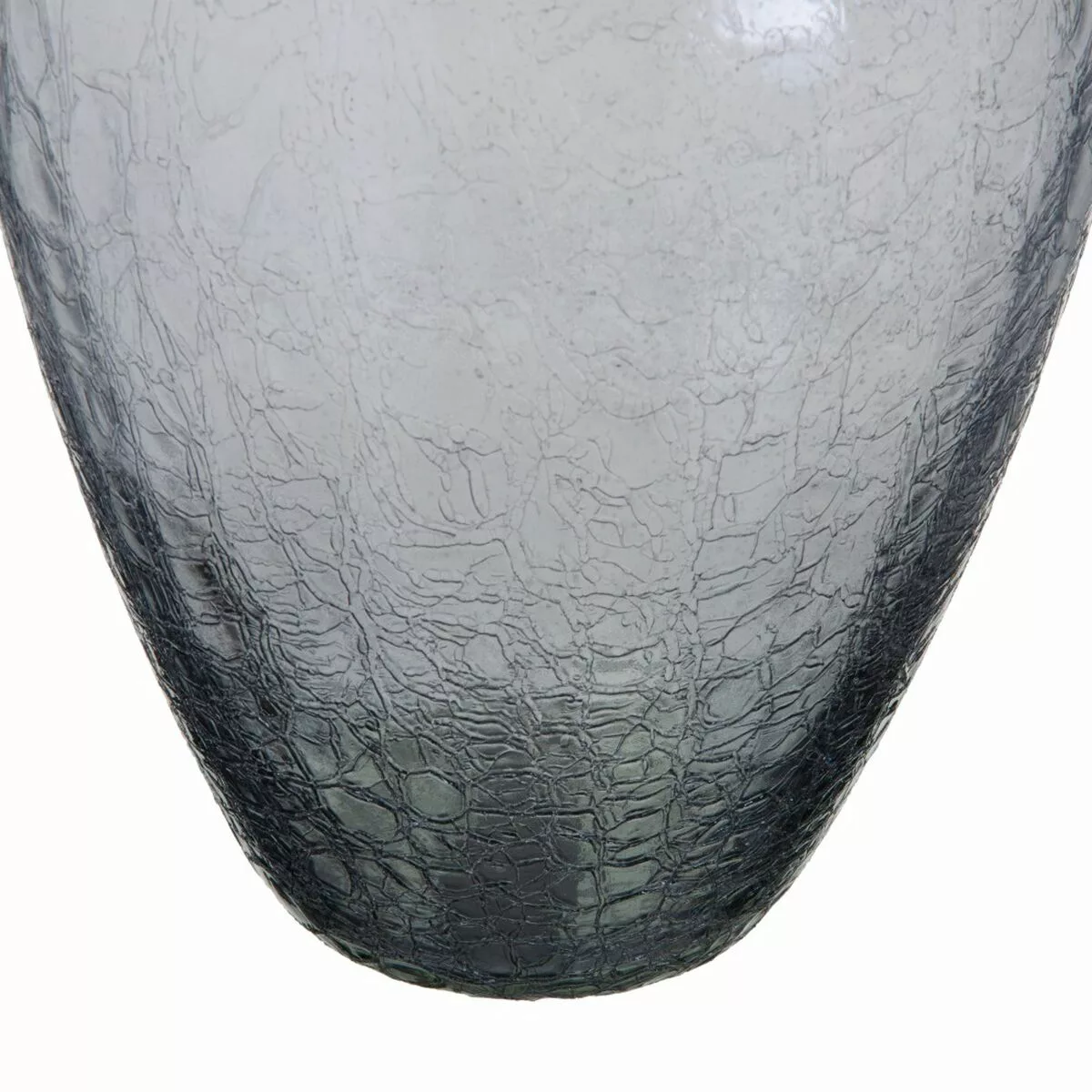 Vase Kristall Grau Metall Silber 23 X 23 X 47 Cm günstig online kaufen