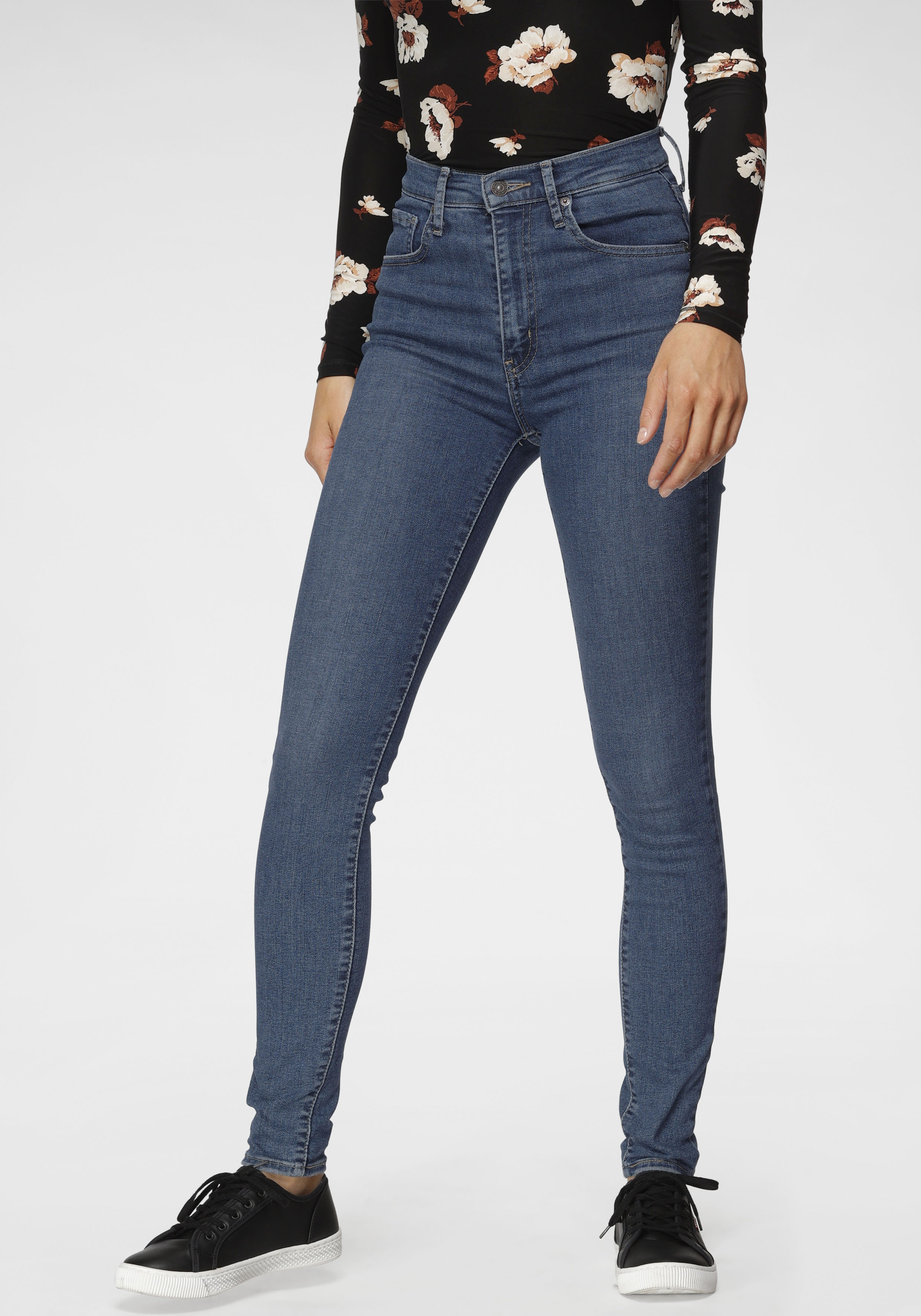 Levis Skinny-fit-Jeans "Mile High Super Skinny", High Waist günstig online kaufen