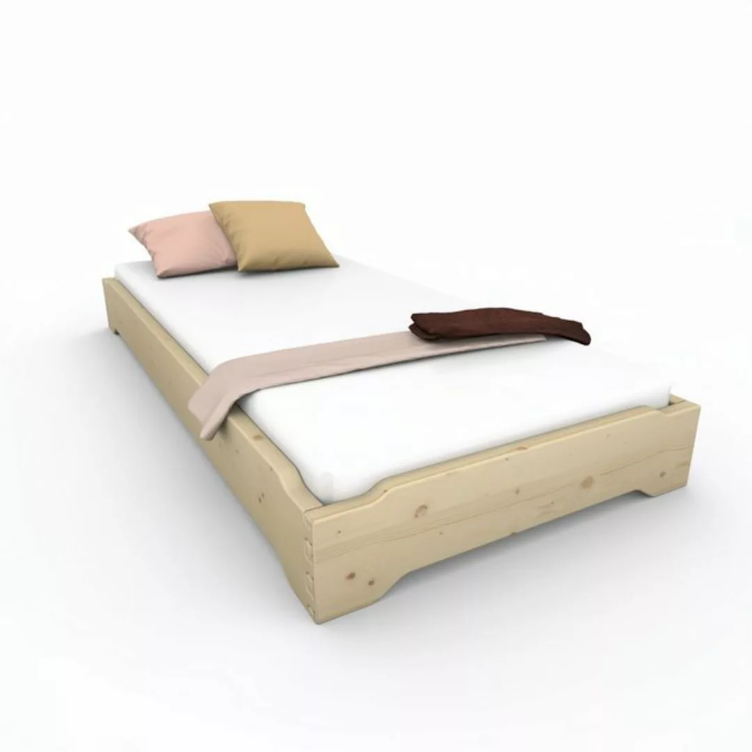 TUGA-Holztech Massivholzbett Stapelbett (Fichte) "Gäste-Edi" 80 200 17, Bre günstig online kaufen