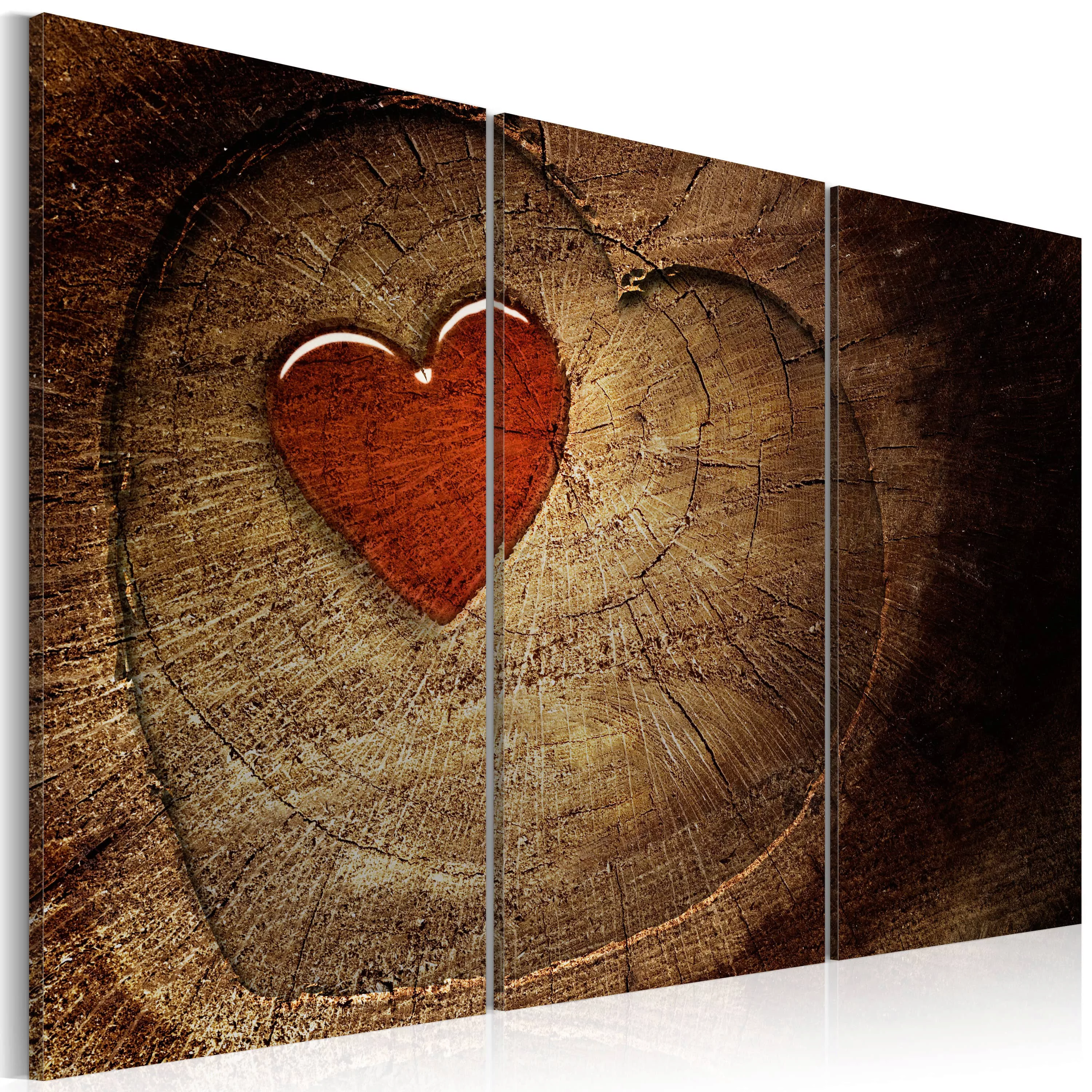 Wandbild - Alte Liebe rostet nicht - Triptychon günstig online kaufen