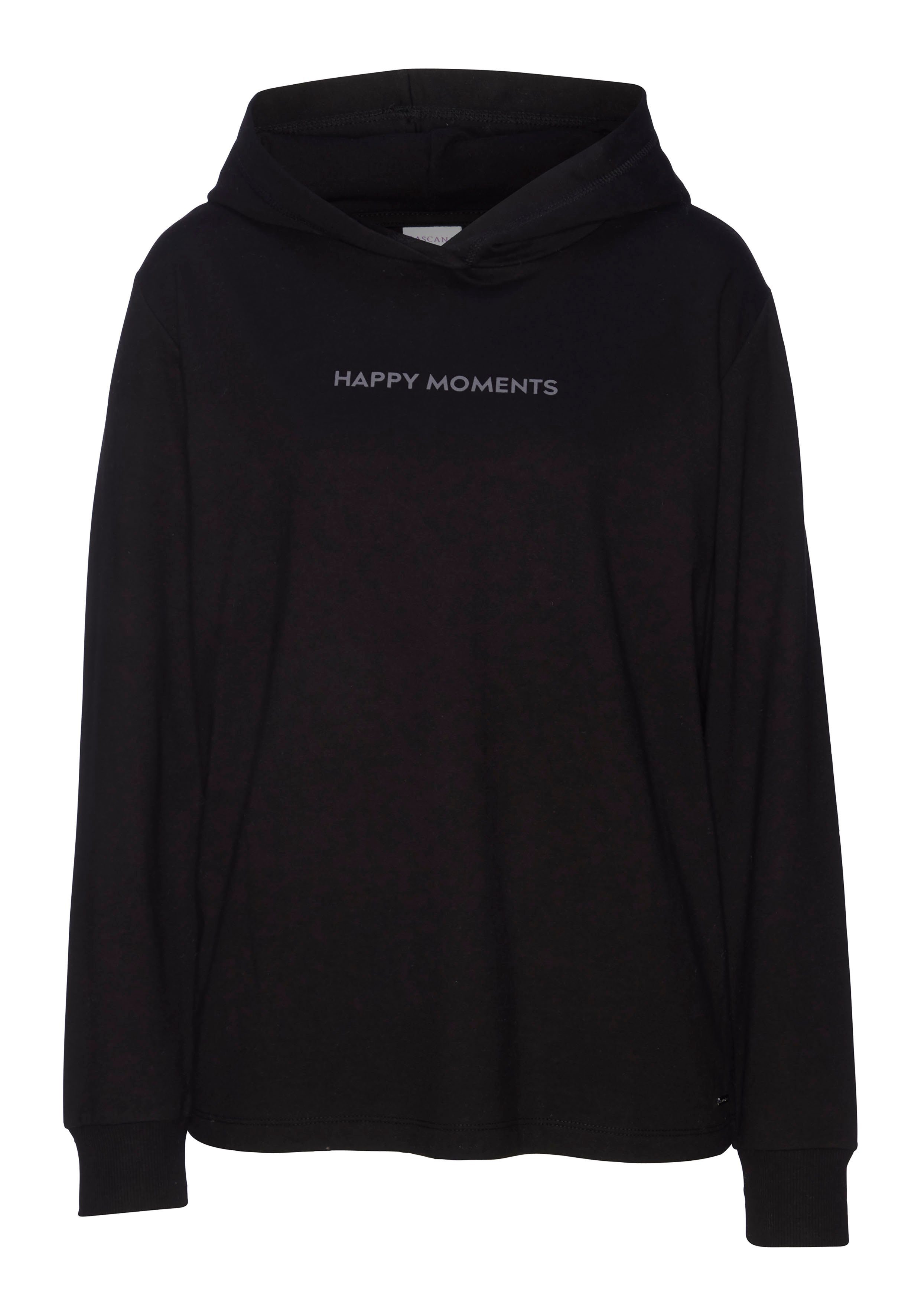 LASCANA Hoodie, mit dezentem Frontdruck, Loungewear günstig online kaufen