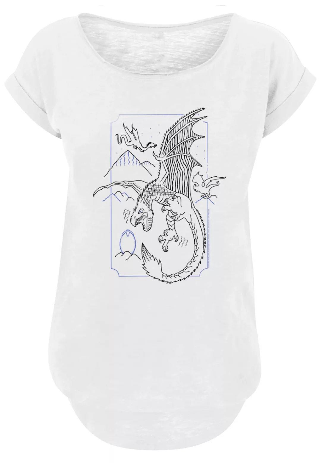 F4NT4STIC T-Shirt "Harry Potter Dragon Line Art", Print günstig online kaufen