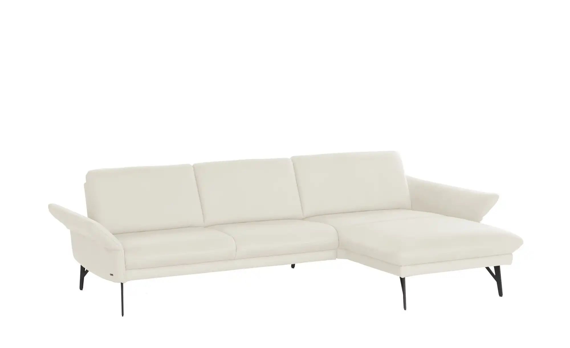 himolla Ecksofa Echtleder 1928 ¦ weiß ¦ Maße (cm): B: 296 H: 85 T: 175 Pols günstig online kaufen