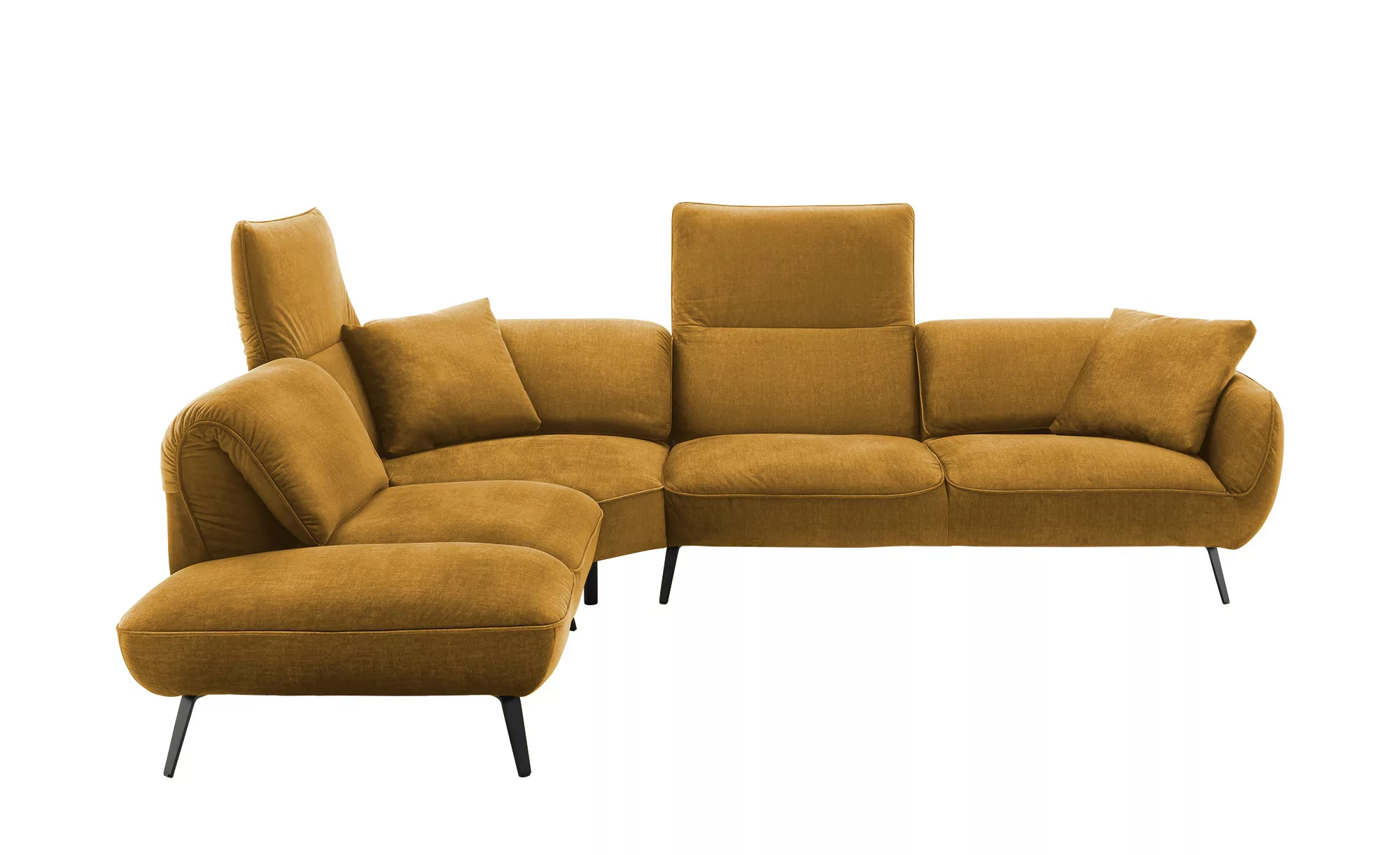 pop Ecksofa  Ventus ¦ gelb ¦ Maße (cm): B: 304 T: 246.0 Polstermöbel > Sofa günstig online kaufen