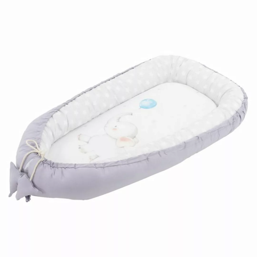 Joyz Babybett Baby Nestchen mit Muster aus Baumwolle waschbar bei 40 Grad, günstig online kaufen