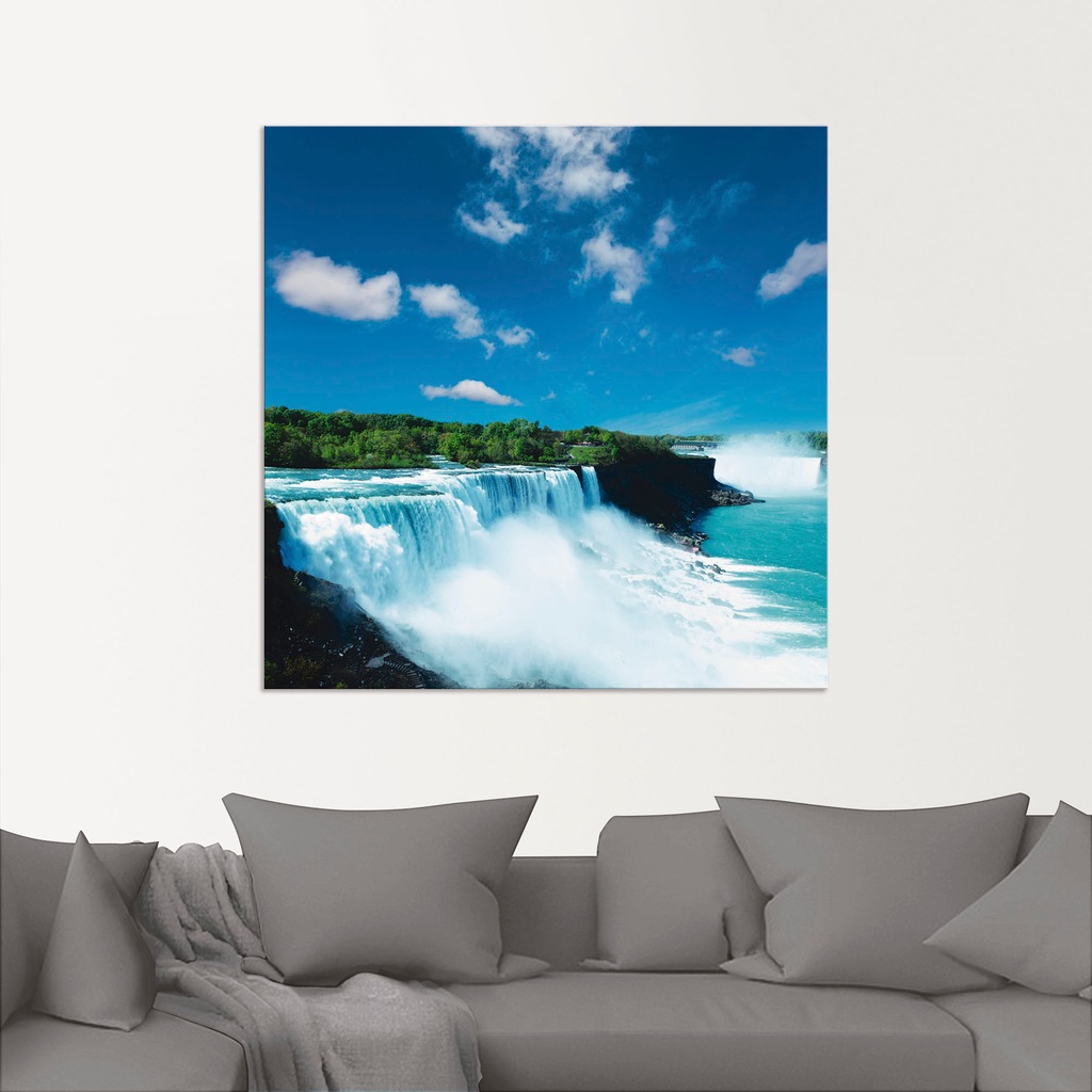 Artland Wandbild »Niagara«, Gewässer, (1 St.), als Alubild, Outdoorbild, Le günstig online kaufen