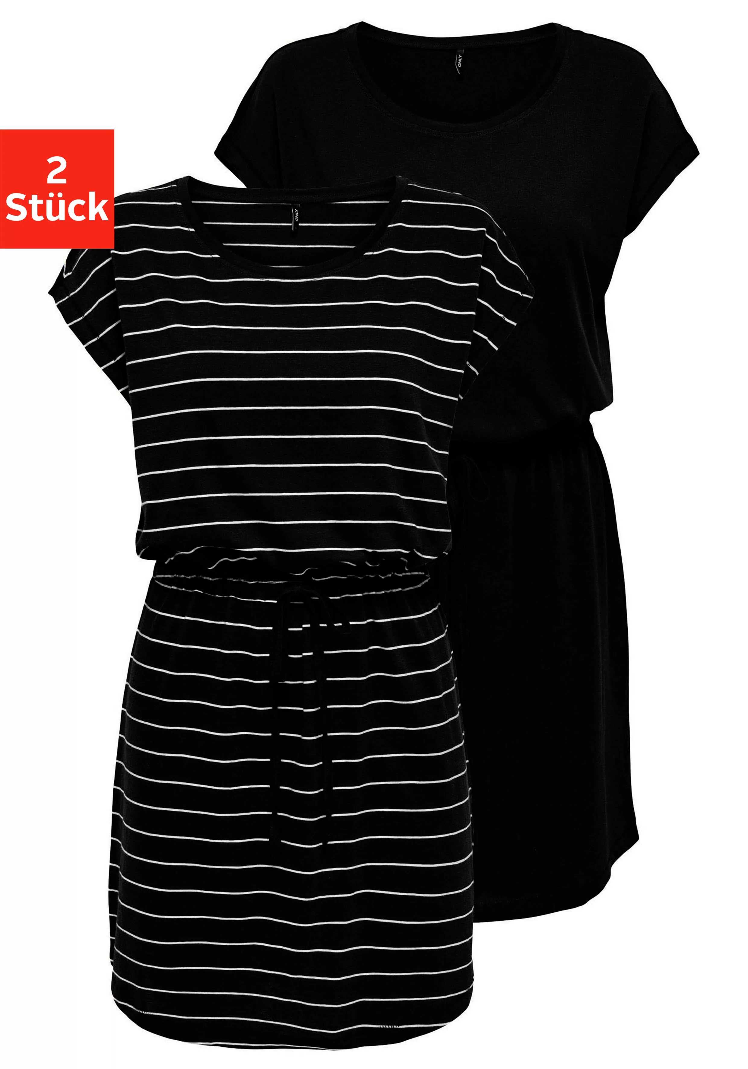 ONLY Shirtkleid ONLMAY LIFE S/S DRESS 2 PACK CS JRS (2er-Pack) flexibel tai günstig online kaufen