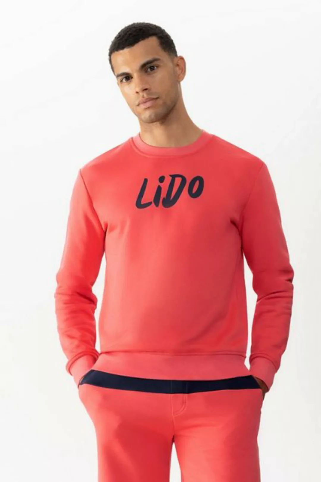 Mey Sweatshirt Serie Lido Uni mit Frontprint (1-tlg) günstig online kaufen