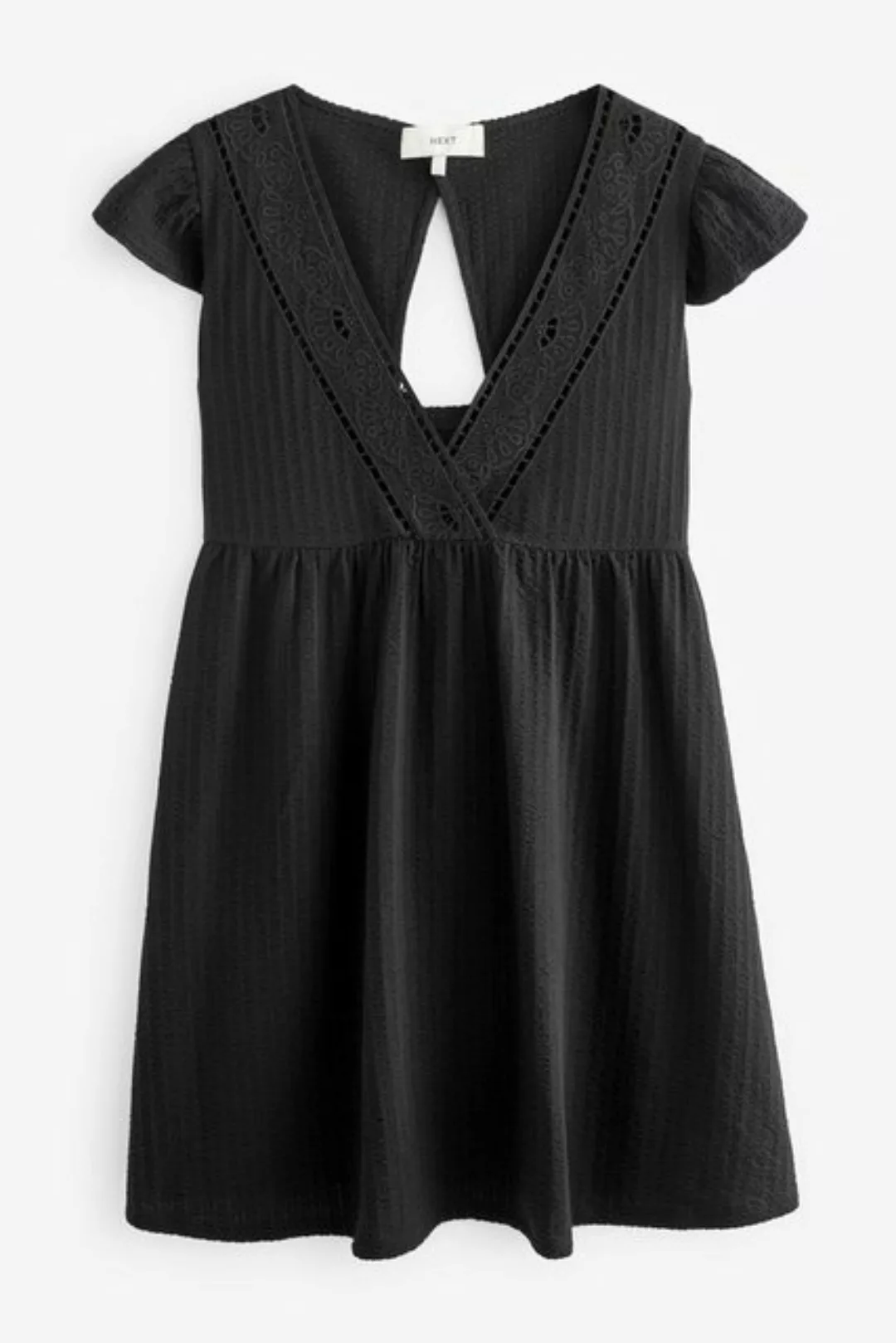 Next Bandeaukleid Kurzes Kleid mit V-Ausschnitt (1-tlg) günstig online kaufen