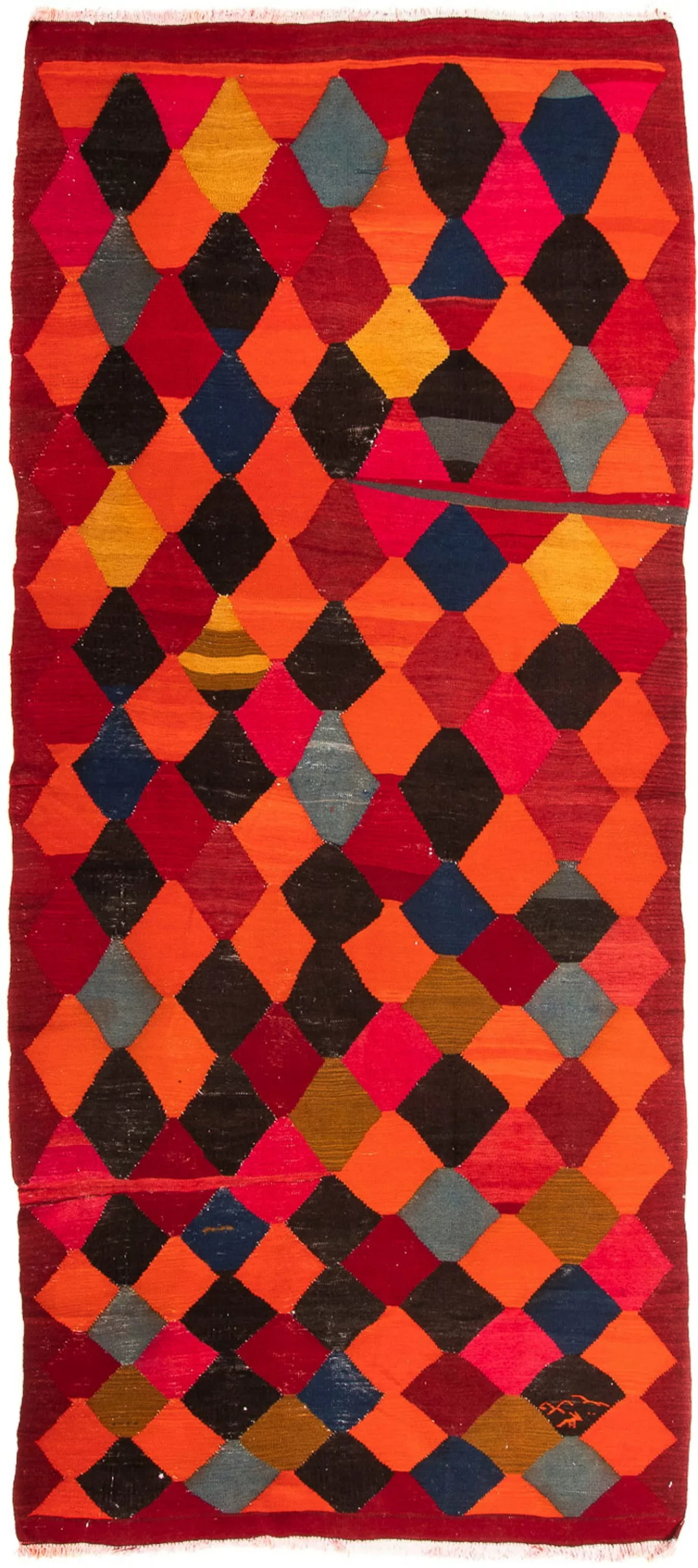 morgenland Wollteppich »Kelim - Old - 320 x 145 cm - mehrfarbig«, rechtecki günstig online kaufen