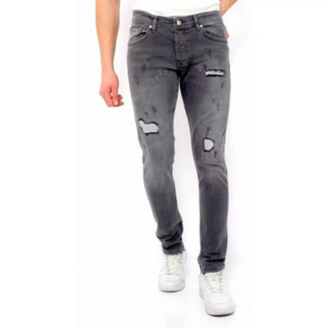 True Rise  Slim Fit Jeans Jeans Slim Mit Farbspritzern DC günstig online kaufen