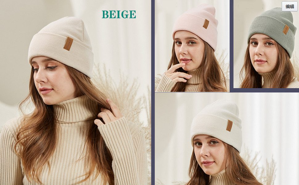 Diyarts Beanie (Modische Wintermütze, 2-St., 2er günstig online kaufen