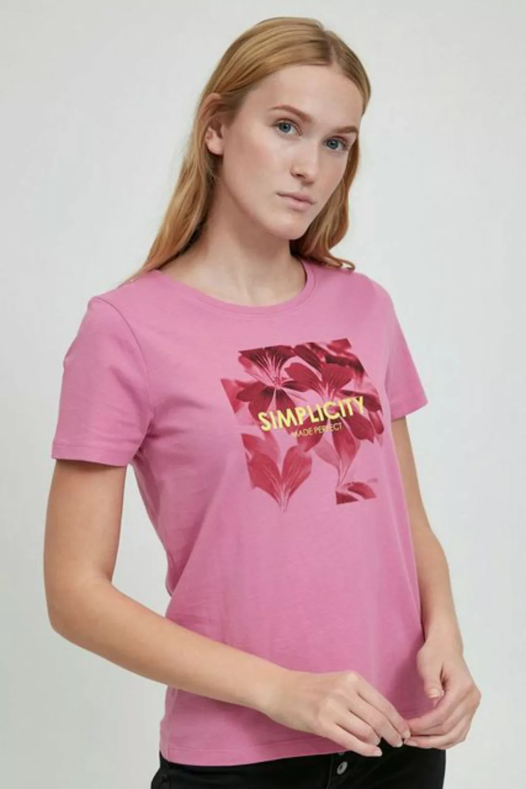 b.young T-Shirt BYSANLA LEAF TSHIRT -20811085 T-Shirt mit Fotoprint günstig online kaufen