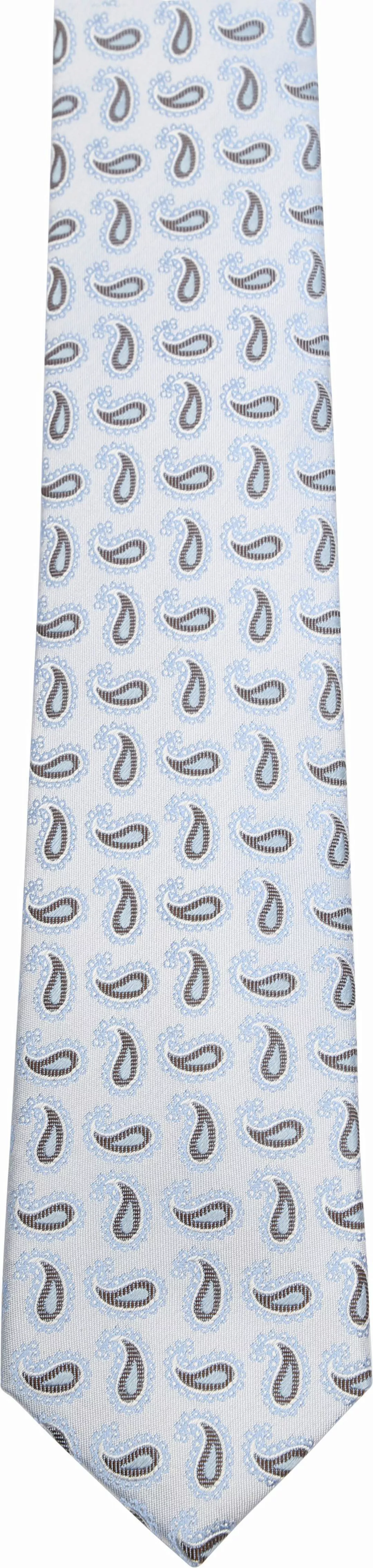 Suitable Krawatte Seide Paisley Hellblau - günstig online kaufen
